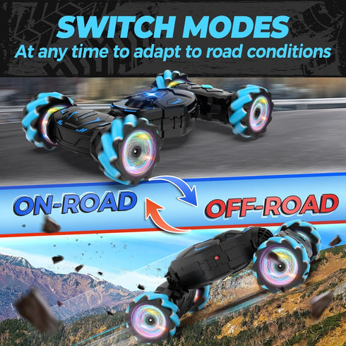 6-12, 2.4GHz 360 4WD Nitigo Gesture RC Car Hand Controlled Rc Car Toys for Boys Girls Rotation Gesture Sensing Rc Stunt