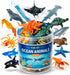 Liberty Imports Bucket of Ocean Sea Animals Toys - 16 PCS Large