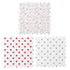 Baseball Themed Muslin Quilted Changing Pad Cover in Red/Grey