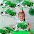 12 Pack Garbage Truck Foil Balloons, Trash Truck Birthday Party Decoration & Baby Shower Party Favor Supplies