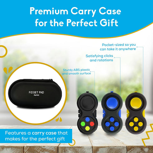PILPOC Fidget Pad, Fidget Controller Toy for Highly Increased Focus, Reduced Stress & Anxiety, Enhances Productivity
