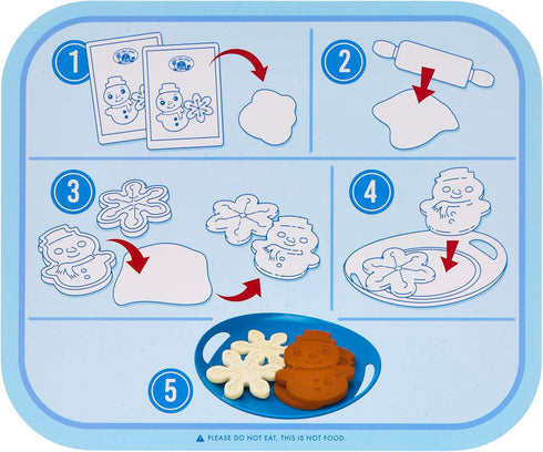 6 Set, 3+ Little Tikes Creative Chefs Holiday Cookies Kit with Accessories, Pretend Play Cooking for Boys and Girls
