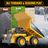 BEWEAI 9CH 2.4Ghz 2 3-12 RC Dump Truck Toy for Boys, Remote Control Play Truck Construction Vehicles, Electric Trucks