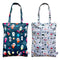 FLOCK THREE 2PCS Bundle Wet Dry Bag Waterproof Tote Reusable Wet Clothes