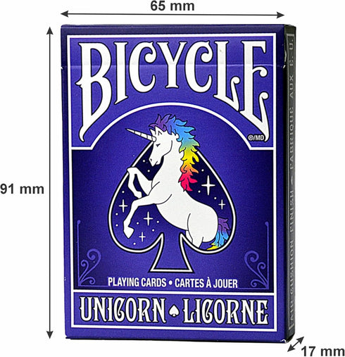Bicycle Unicorn Playing Cards, Standard Index, 1 Deck