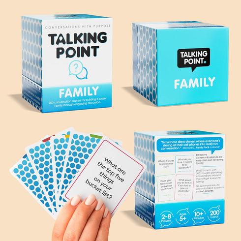 200 Family Conversation Cards - Put Down The Phones & Connect with Family - Get to Know Each Other Better