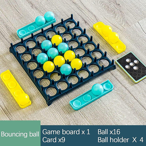 Bounce Ball Game - Family Party Game and Jumping Ball Tabletop Game for Adults and Kids