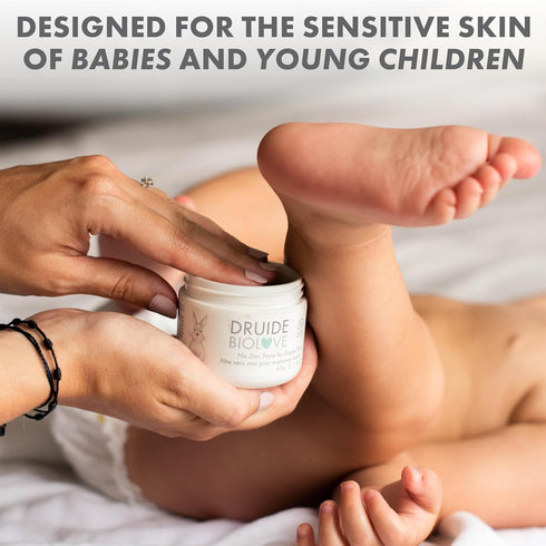 60 (2.11 oz BioLove Diaper Rash Cream, Organic Toddler,Organic No Zinc Paste For Diaper Rash Treatment Cream, With Shea