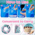 2 Pcs Large Float Tube 47.24 Inches, Inflatable Pool Floats Jumbo Tropical Leaves Pool Tube for Adults Kids Summer