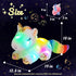 Hopearl LED Musical Unicorn Playset, Singing Plush Toy with 3 Baby Unicorns, Adjustable Volume, Gifts for Kids