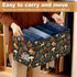Oeaskly Closet Forest Mushroom Large Storage Bins with Handles, Oxford Fabric Storage Basket, Foldable Organizer