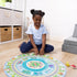 Melissa & Doug Round the Shore Tracks Cardboard Jigsaw Floor Puzzle - 48 Pieces with Wind-Up Vehicles for Boys and
