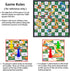 Travel Board Games Small Magnetic Snakes and Ladders, 9.7 Inches Portable Folding Board