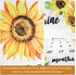 51''x40'' Tebaby Baby Monthly Milestone Blanket Girl - Sunflower Newborn Month Blanket Personalized Shower Gift Floral