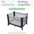 Pack Pack 2 Pack Set and Play Sheets Fitted for Graco n Play Playard Snuggly Soft Jersey Cotton Mini Crib Mattress