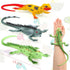 13.5 Inch Lizard Toy with Sound - Colorful Plastic Fake Big Artificial Model Lizards for Educational Prop Party Favor