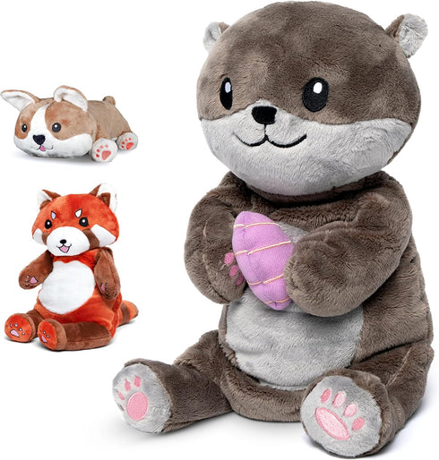 Weighted Stuffed Animals – 4LB Cute Plush Sea Otter for Adults, Teens & Kids