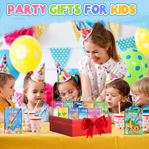 ZMLM 16 Pack 4-8, Coloring Books for Kids with Crayons,Graduation Party Favors for Kids Goodie Bags Stuffers