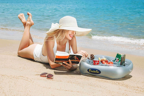 Upgraded Pool Drink Holder - Drink Float for Hot Tub, Beach and Party Decor