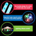12 JOYIN Psck LED Light Up Fidget Spinner Bracelets, Glow in The Dark Fidget Party Favors for Kids, School Goodie Bags