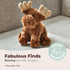 Bearington Morton The Moose Stuffed Animal - 10.5 Inch Plush Moose
