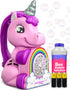 Move2Play Unicorn Bubble Blower | Bubble Machine Toy for Toddlers, Boys and Girls | Indoor & Outdoor Birthday Party Gift