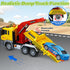 3 4 5 6 12" 3 4 5 6 SpringFlower Tow Truck Toy, Years Old Boy Toddlers Truck Vehicle, Large Tow Toy with Racing Car
