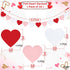 KatchOn Red Felt Heart Garland, 8.2 Feet, No DIY, Heart Decorations for Anniversary and Engagement Parties