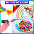 6 1-3 2-4 Set Chalkola Washable Dot Markers for Toddlers | Non Toxic Bingo Daubers for Toddlers | Preschool