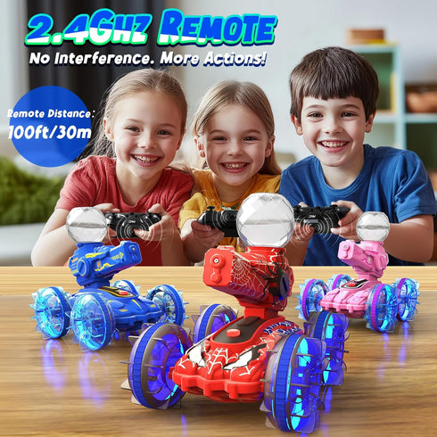Zappyway 4WD 2.4 360Rotation 5 6 7 8 9 10 Amphibious Remote Control Car for Boys Kids - Amphibious GHz RC Cars - Water