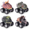 Dinosaur Toys for 3-7 Year Old Kids - Pull Back Dinosaur Cars, 4 Pack Set Car Toys, Gift Toys Dino Cars