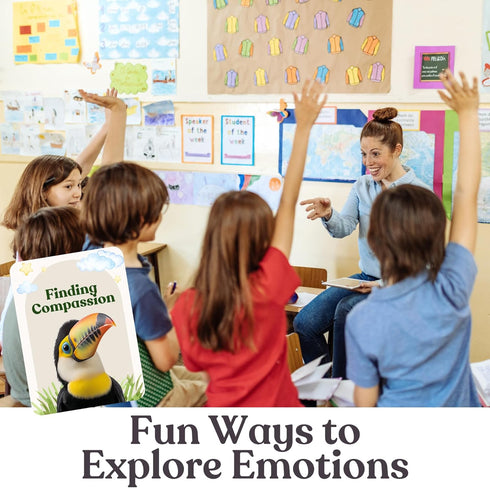 Emotion Explorers - 50 Exercises and Reflection Cards for Self Care and Social Anxiety Relief.
