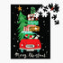 Galison Christmas Car 130-Piece Puzzle Ornament – Mini Puzzle Measures 6’ x 8.25” – Festive Holiday Puzzle Packaged in Ornament Box – Makes a Great Idea for All Ages
