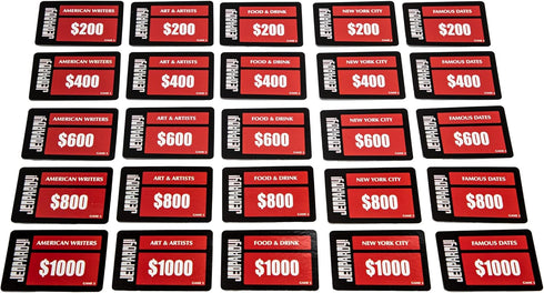 Jeopardy Card Game - Travel Sized Quiz Competition Fast Paced Party Game