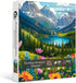 PICKFORU 1000 Landscape Puzzles for Adults Pieces, Flower Mountain Puzzle Art, Lake Scenic Jigsaw Puzzles for Adults