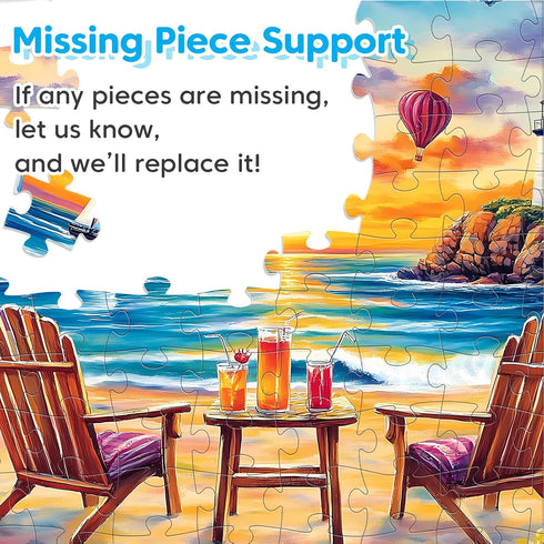 Ciavotie 100 4-6 6-8 4 Packs Piece Puzzle World Famous Landscapes Jigsaw Puzzles Large Piece Puzzles for Adult Seniors