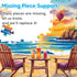 Ciavotie 100 4-6 6-8 4 Packs Piece Puzzle World Famous Landscapes Jigsaw Puzzles Large Piece Puzzles for Adult Seniors