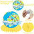 C L cooper life 13pcs Travel Theme Party Decorations Let The Adventure Begin Table Honeycomb Centerpieces