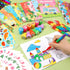 96Pcs Summer Set BenLouis Hawaiian Luau Party Favors Aloha Tiki Theme Coloring Books Crayons Sticker Bulk for Kids