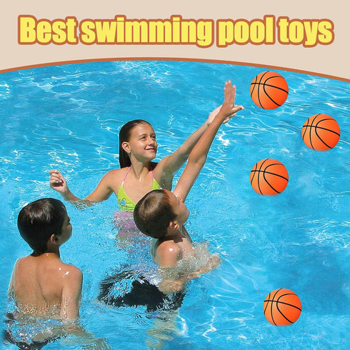 Hymaz 36 Pcs Mini Basketballs 4 Inch Rubber Balls with Pump for Kids Basketball Gifts - Inflatable Sports Party Favor
