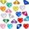 MARFOREVER 18 Pcs Diving Gem Pool Toys, Acrylic Big Colorful Diamonds Pirate