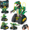 HiWEEGO RC Dinosaur Building Toy with Light, 5 in 1 Remote Controll