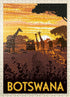 MyPuzzle Botswana Vintage Poster, Premium 500 Piece Jigsaw Puzzle for Adults