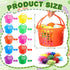 50 4.3 6.7 400g Wenqik Pcs Plastic Easter Baskets for Kids Bulk x in Easter Egg Baskets Empty Plastic Buckets