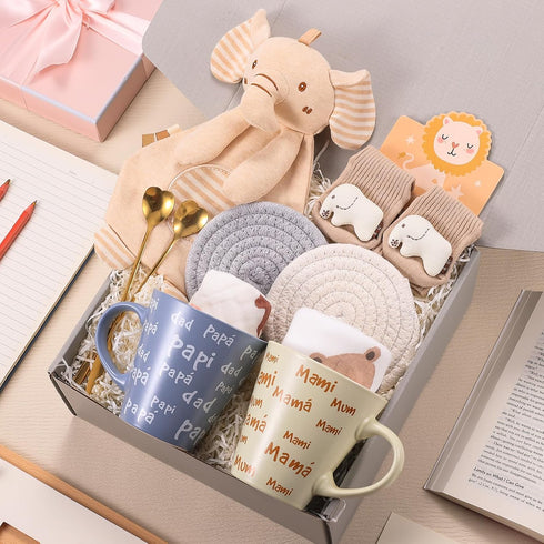 IUUIVV New Mom Gifts for Women, Pregnancy Gifts for Expecting Mom, New Parents Gift Basket for Couples, Best Gender