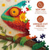 500 BenBen Puzzles for Adults Pieces, Floral Chameleon Jigsaw Puzzles with Patterns on Back, Challenging Animal Puzzle