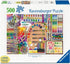 500-Piece Ravensburger The Artists Palette Jigsaw Puzzle | Large Format for Easy Handling | Vibrant and Engaging