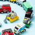 18 Set, 3-5, JOYIN Pcs Pull Back City Cars and Trucks Toy Vehicles Friction Powered Mini Cars Toys for Toddlers, Party