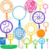 JOYIN Big Bubble Wands Set, 18 Pcs Giant Bubble Maker with Tray, 12" Large, Summer Outdoor Activity Party Favors