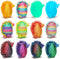 bgezxuy Mini 3D Printed Dragon Eggs with Dragon Inside, Articulated Crystal Dragons 3D